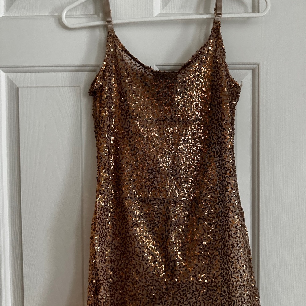 Sheer sparkly sequin cami